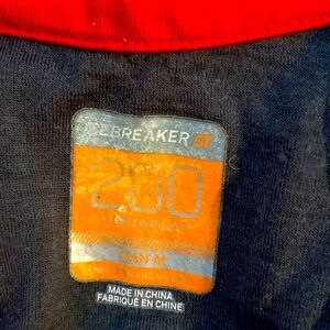 Icebreaker long sleeve half zip GT 200 shirt